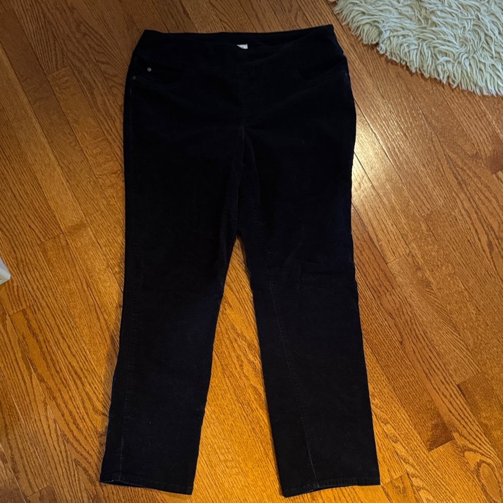 Charter Club Black Corduroy Pants